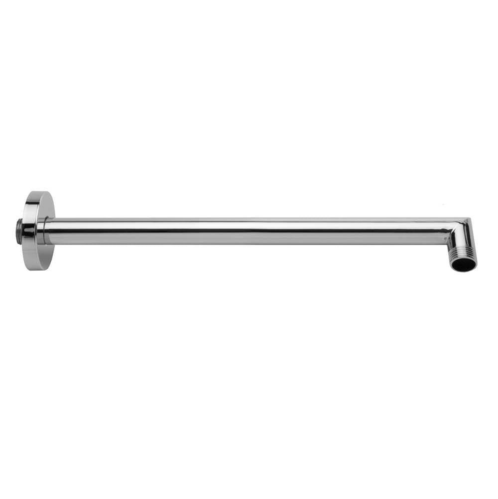 Jaclo - 20'' 90° Square and Round Combination Showerarm & Escutcheon - White