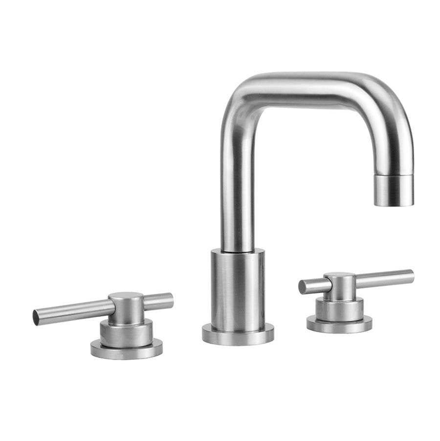 Jaclo - Contempo Downtown Roman Tub Set with Peg Lever Handles - White