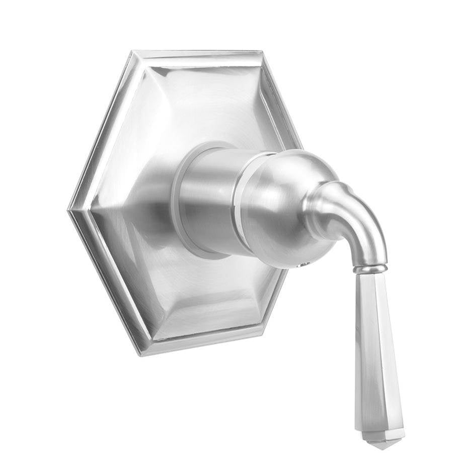 Jaclo - Hex Plate With Hex Lever Trim For Pressure Balance Valve (J-PBV) - White