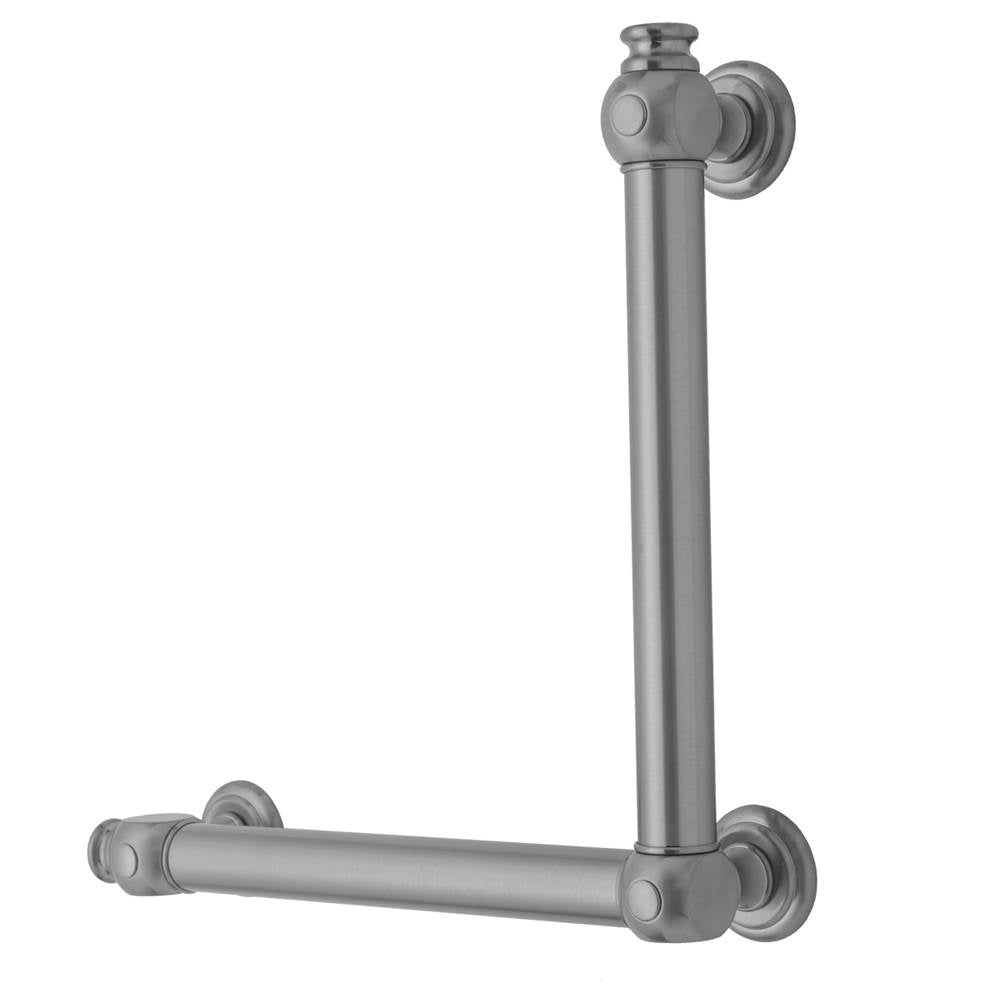 Jaclo - G60 12H x 12W 90° Grab Bar - White