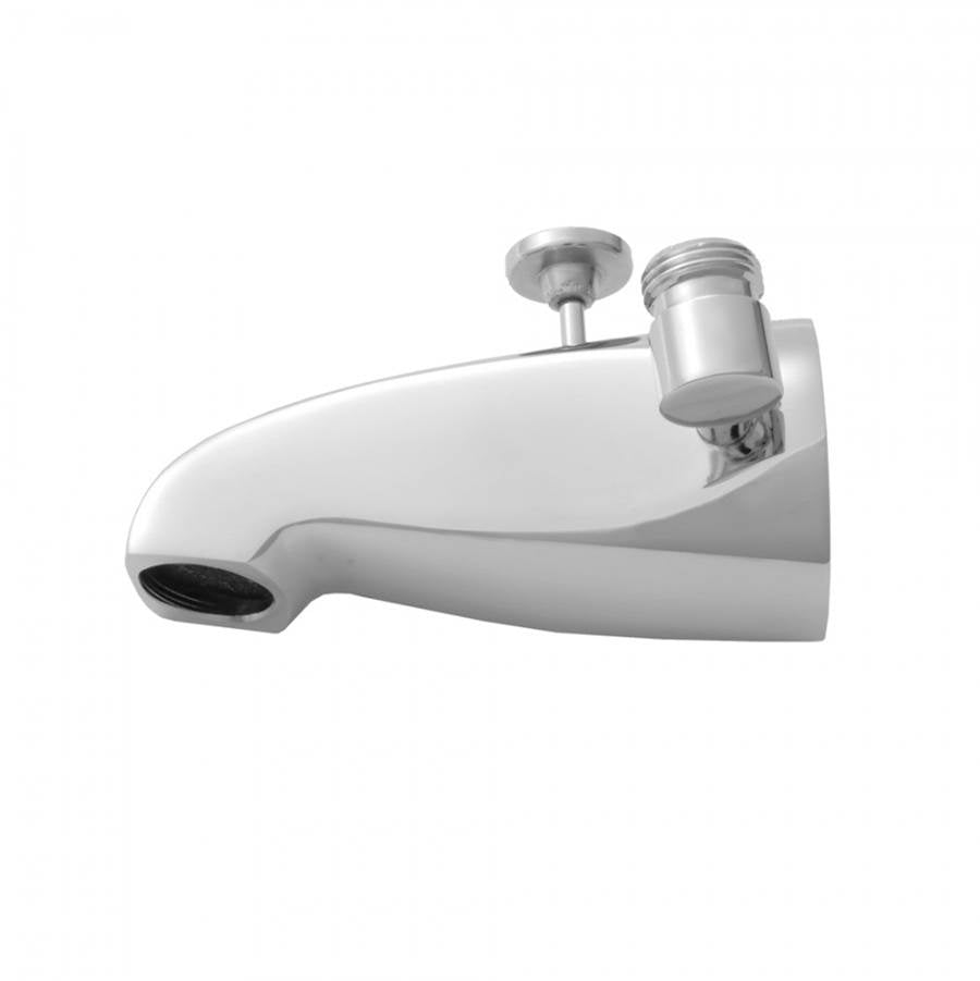 Jaclo - Brass Diverter Tub Spout with Side Handshower Outlet - Satin Cooper