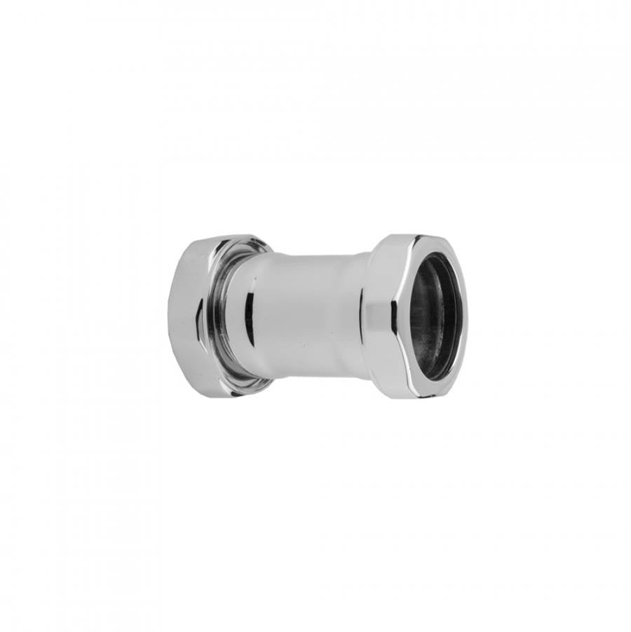Jaclo - 1 1/4'' X 1 1/4'' Tubular Coupling - Satin Cooper