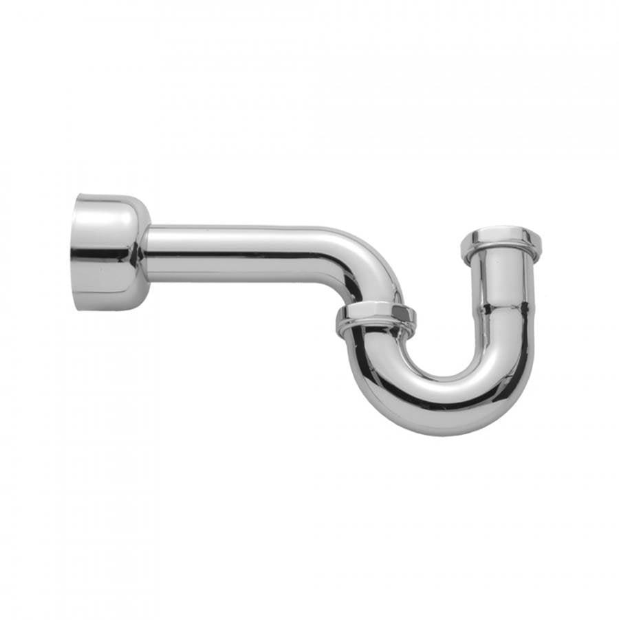 Jaclo - 1 1/2'' P Trap with Round Box Escutcheon - Satin Cooper