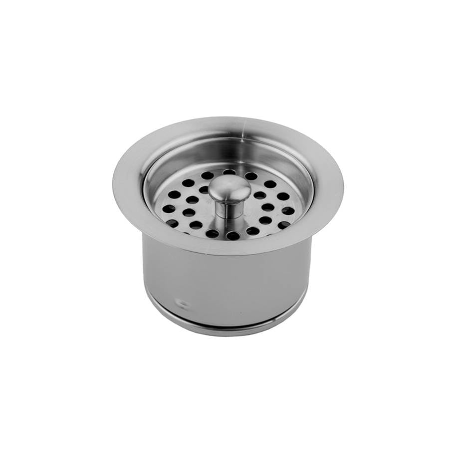 Jaclo - Extra Deep Disposal Flange with Strainer - Satin Cooper