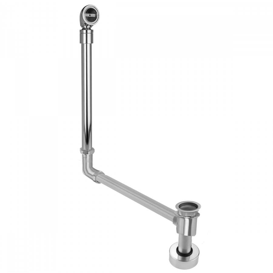 Jaclo - Exposed Direct Outlet Tub Drain with Pivot Neck - White