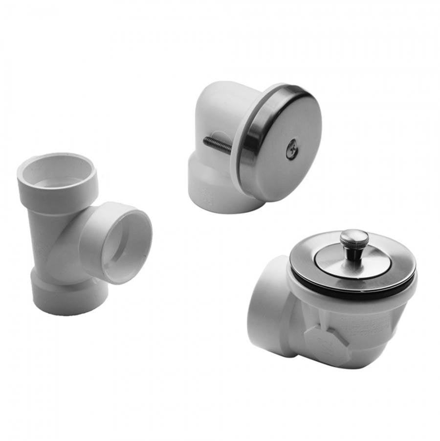 Jaclo - Lift And Turn Drain Strainer With Faceplate (Single Hole) Half Kit - White