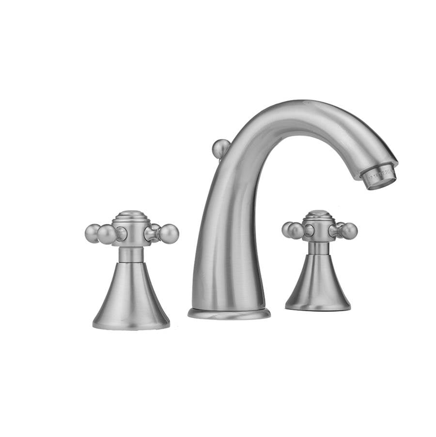 Jaclo - Cranford Faucet with Ball Cross Handles- 1.2 GPM - Satin Cooper