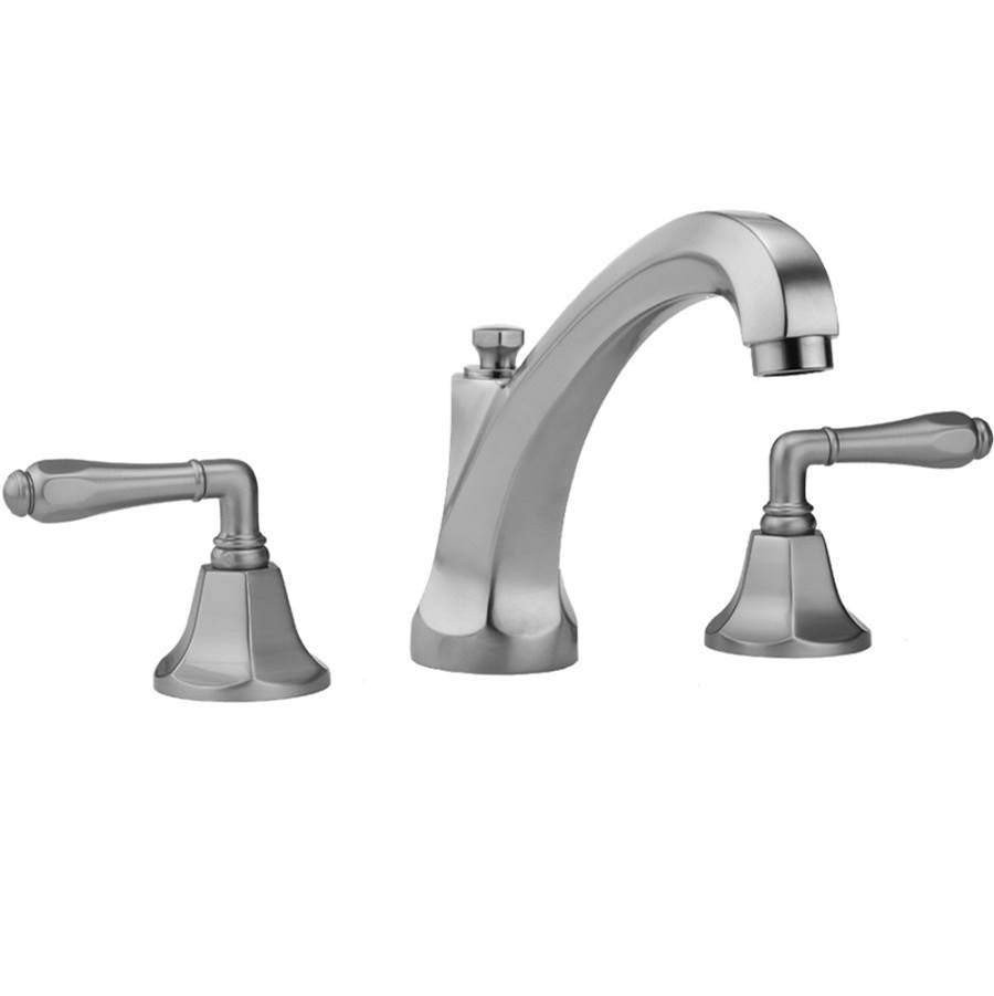 Jaclo - Astor High Profile Faucet with Smooth Lever Handles- 1.2 GPM - White
