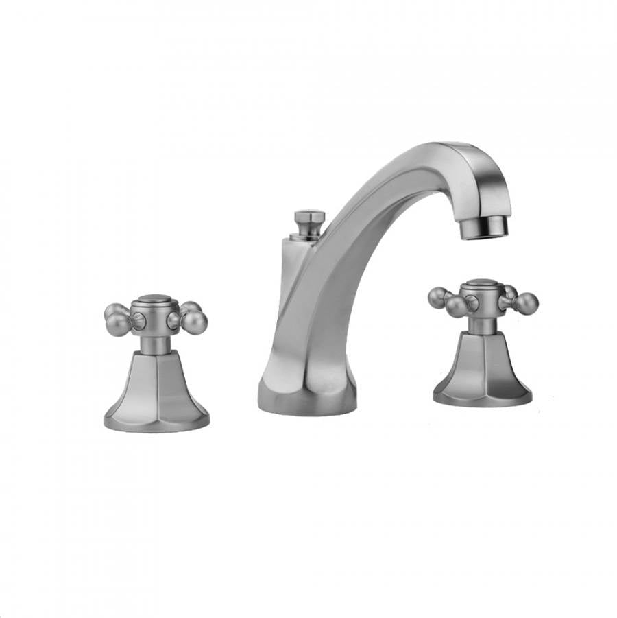 Jaclo - Astor High Profile Faucet with Ball Cross Handles - White