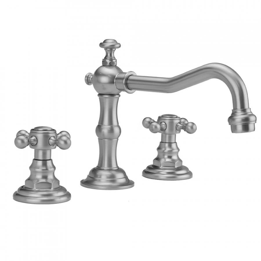 Jaclo - Roaring 20's Faucet with Ball Cross Handles - Satin Cooper