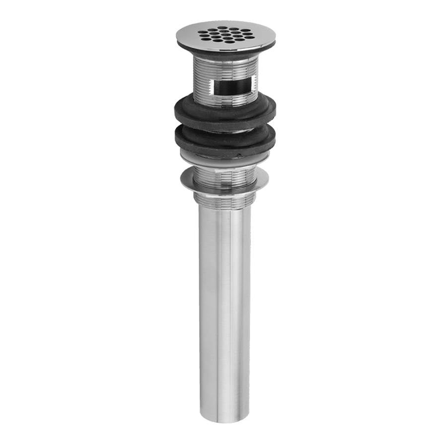 Jaclo - Grid Lavatory Drain with Overflow - Satin Cooper