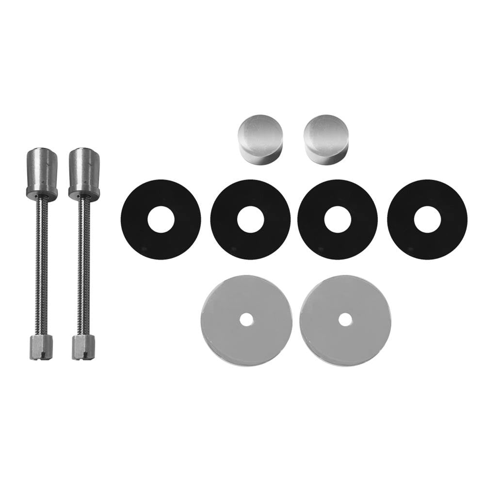 Jaclo - Glass Mounting Kit for H40 Front Mount Shower Door Pulls - Satin Cooper