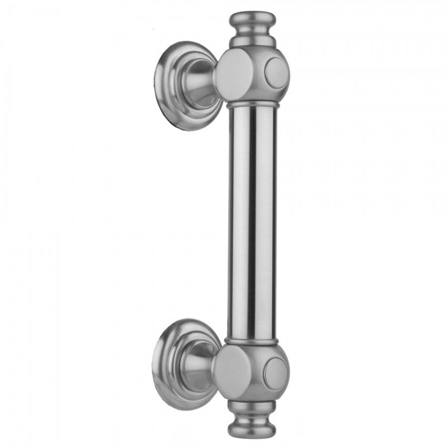 Jaclo - 24'' H60 Smooth with End Caps Front Mount Shower Door Pull - Satin Cooper