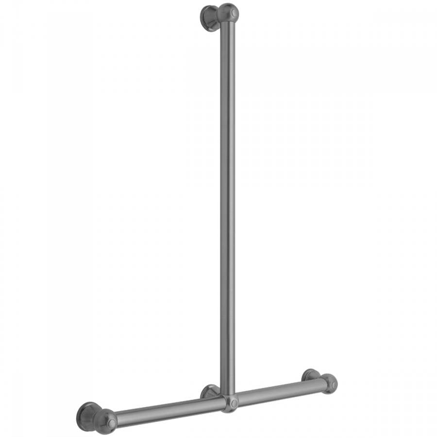 Jaclo - T30 Smooth 32H x 24W T Grab Bar - Satin Cooper