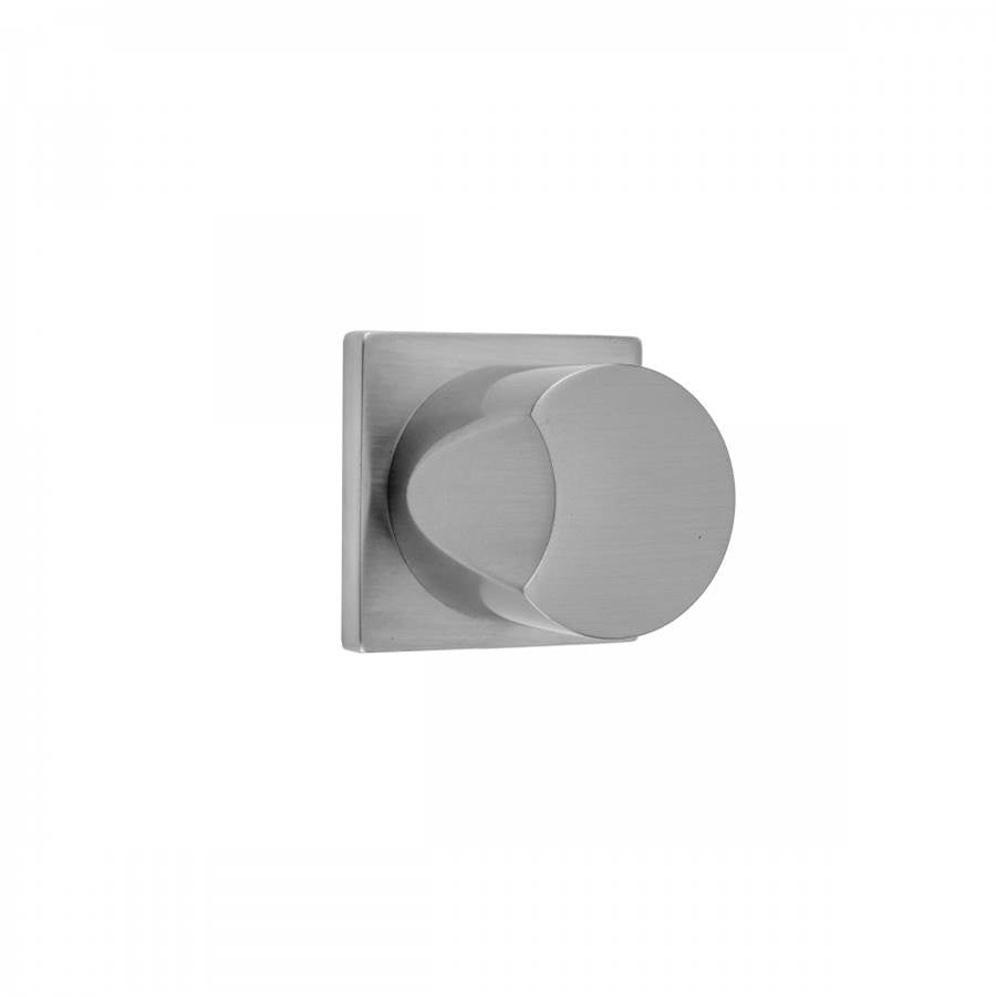 Jaclo - Thumb with Square Escutcheon Trim for Exacto Volume Controls and Diverters (J-VC34 / J-VC12 / J-20682 / J-20686 / J-20688) - White
