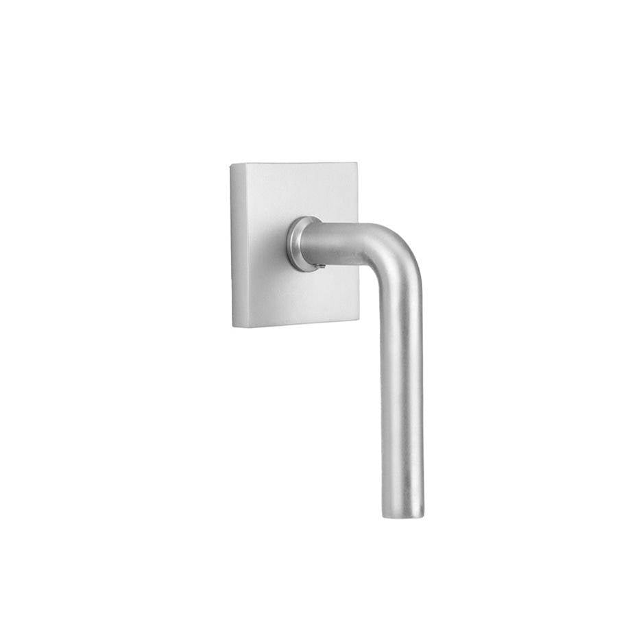 Jaclo - Contempo Slim Lever with Square Escutcheon Trim for Exacto Volume Controls and Diverters (J-VC34 / J-VC12 / J-20682 / J-20686 / J-20688 / J-20687 / J-20689) - White