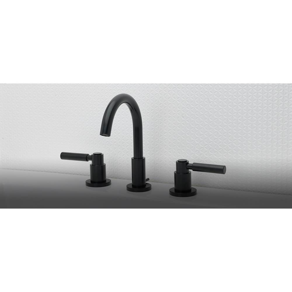 Uptown Contempo Faucet with Round Escutcheons & High Lever Handles- 0.5 GPM