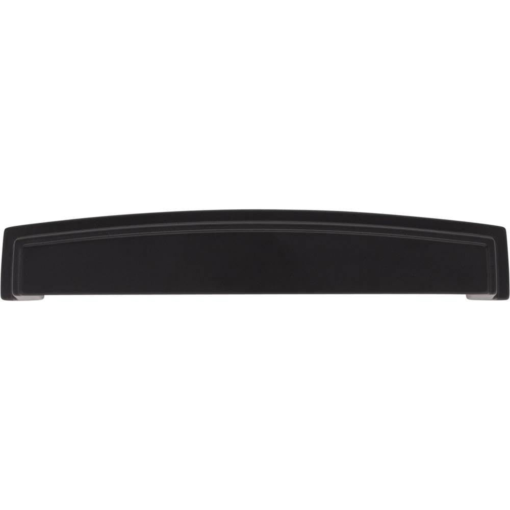 160 mm Center Matte Black Square-to-Center Square Renzo Cabinet Cup Pull