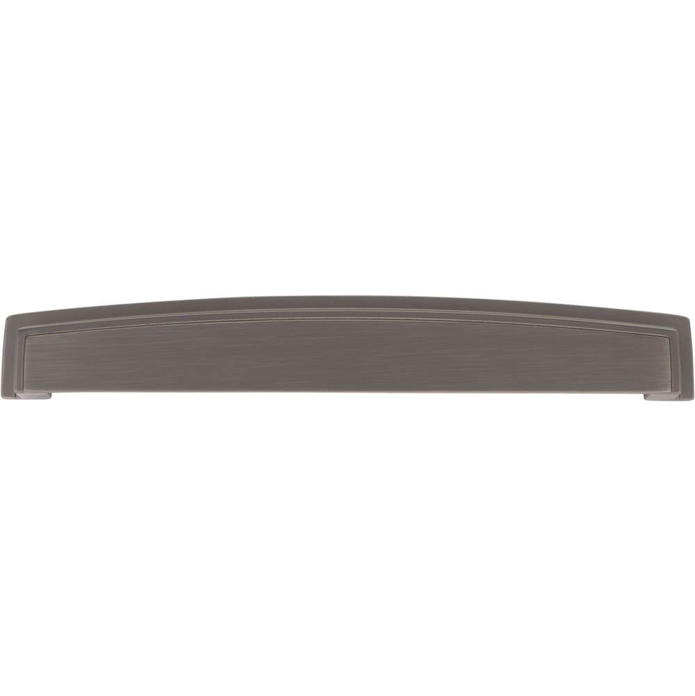 192 mm Center Brushed Pewter Square-to-Center Square Renzo Cabinet Cup Pull
