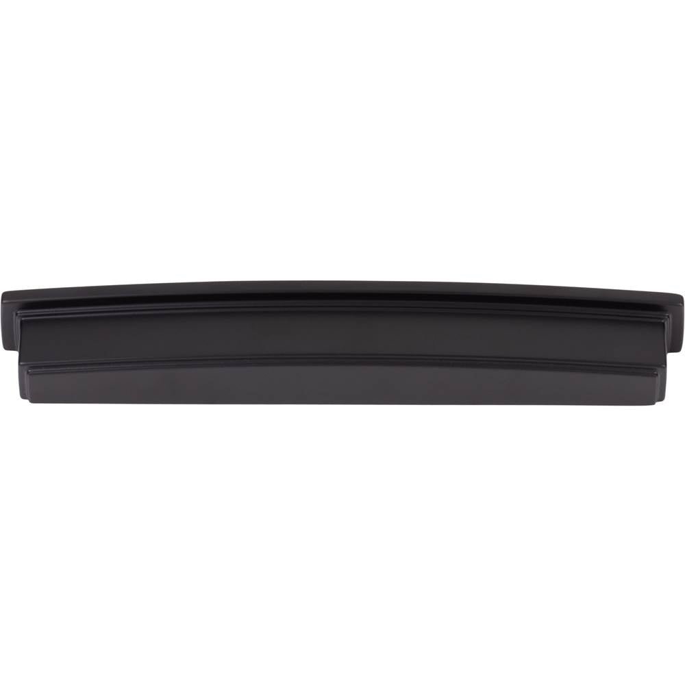 192 mm Center Matte Black Square-to-Center Square Renzo Cabinet Cup Pull