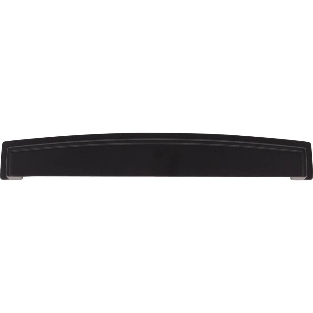 192 mm Center Matte Black Square-to-Center Square Renzo Cabinet Cup Pull