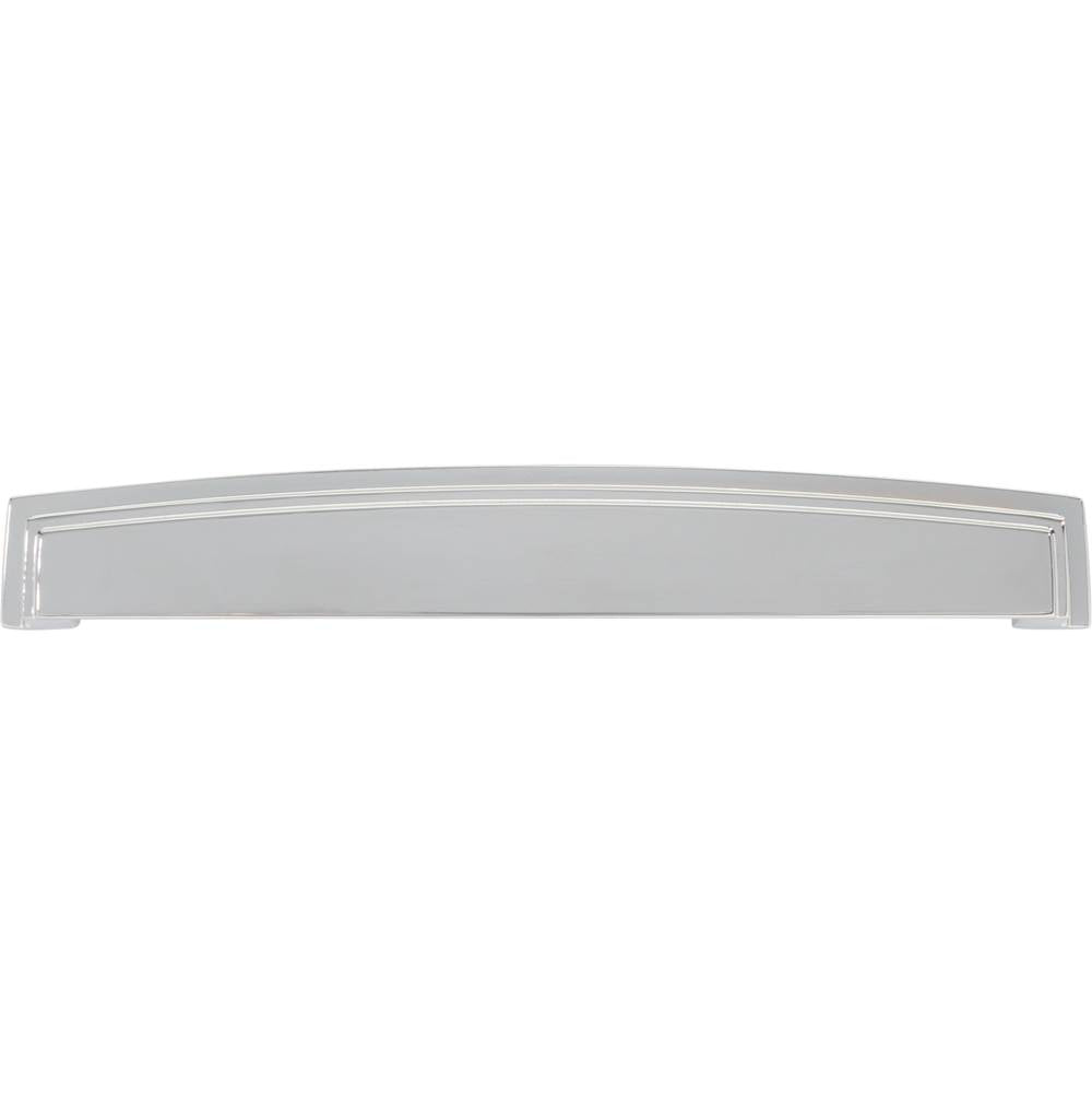 192 mm Center Polished Chrome Square-to-Center Square Renzo Cabinet Cup Pull