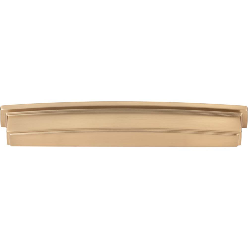192 mm Center Satin Bronze Square-to-Center Square Renzo Cabinet Cup Pull