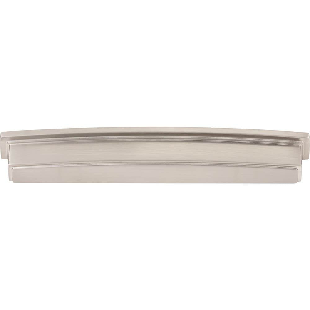 192 mm Center Satin Nickel Square-to-Center Square Renzo Cabinet Cup Pull