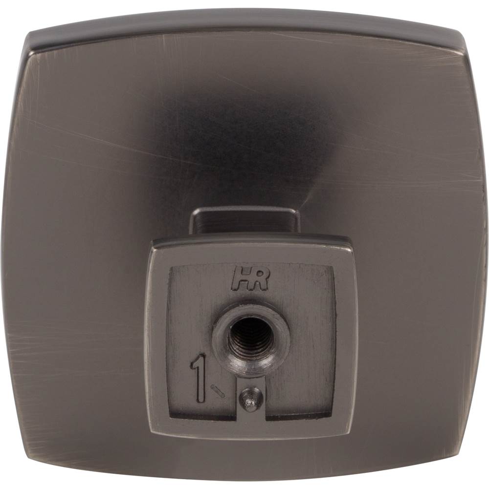 1-3/4'' Overall Length Brushed Pewter Square Renzo Cabinet Knob
