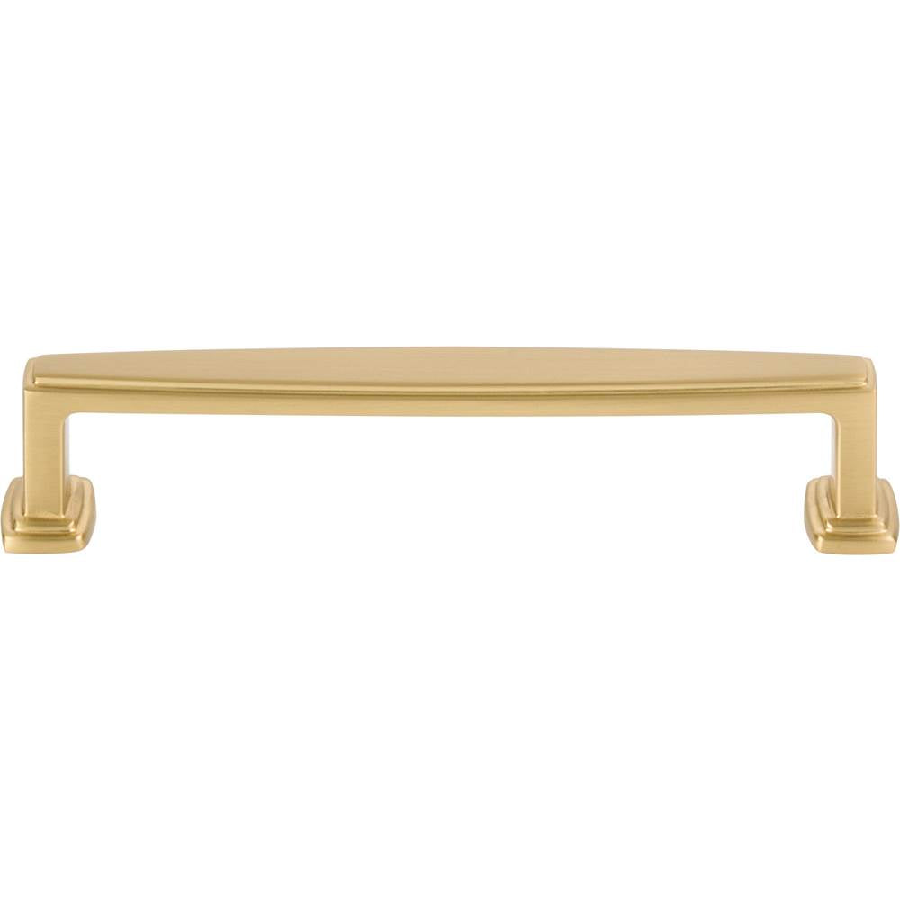 128 mm Center-to-Center Brushed Gold Richard Cabinet Pull