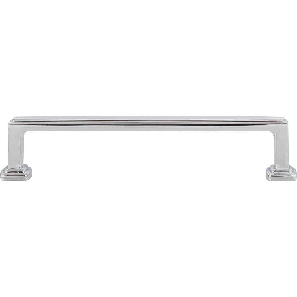 128 mm Center-to-Center Brushed Gold Richard Cabinet Pull
