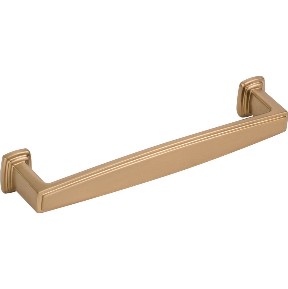 128 mm Center-to-Center Brushed Gold Richard Cabinet Pull