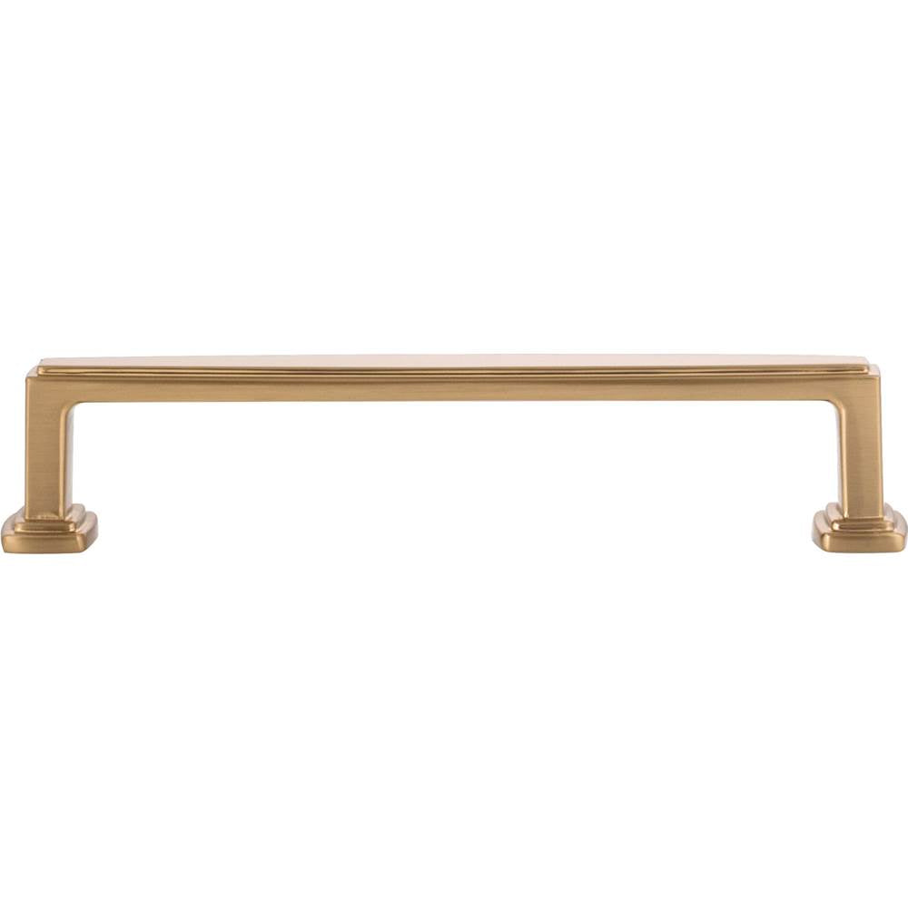 128 mm Center-to-Center Brushed Gold Richard Cabinet Pull