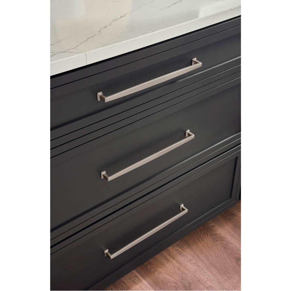 128 mm Center-to-Center Brushed Gold Richard Cabinet Pull