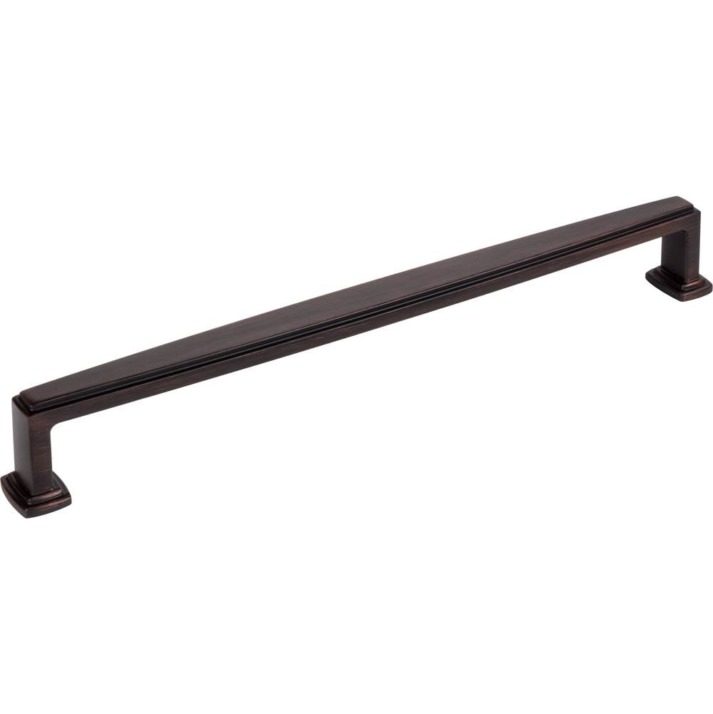 Jeffrey Alexander - 12'' Center-to-Center Brushed Oil Rubbed Bronze Richard Appliance Handle - Brushed Oil Rubbed Bronze