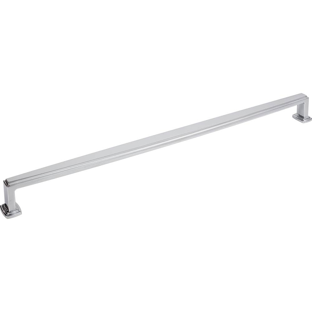 Jeffrey Alexander - 18'' Center-to-Center Polished Chrome Richard Appliance Handle - Polished Chrome