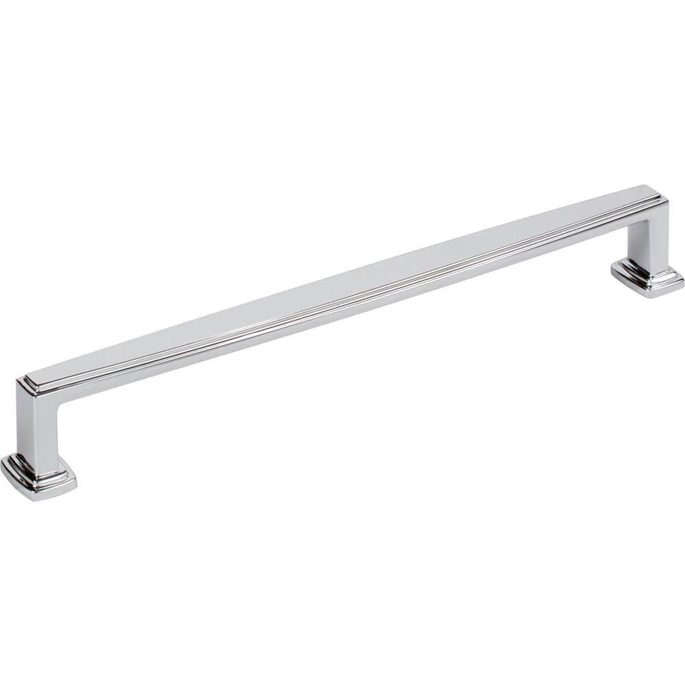 Jeffrey Alexander - 192 mm Center-to-Center Polished Chrome Richard Cabinet Pull - Polished Chrome