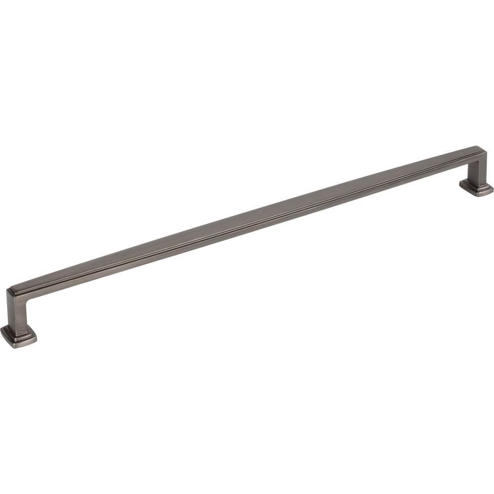 Jeffrey Alexander - 305 mm Center-to-Center Brushed Pewter Richard Cabinet Pull - Brushed Pewter
