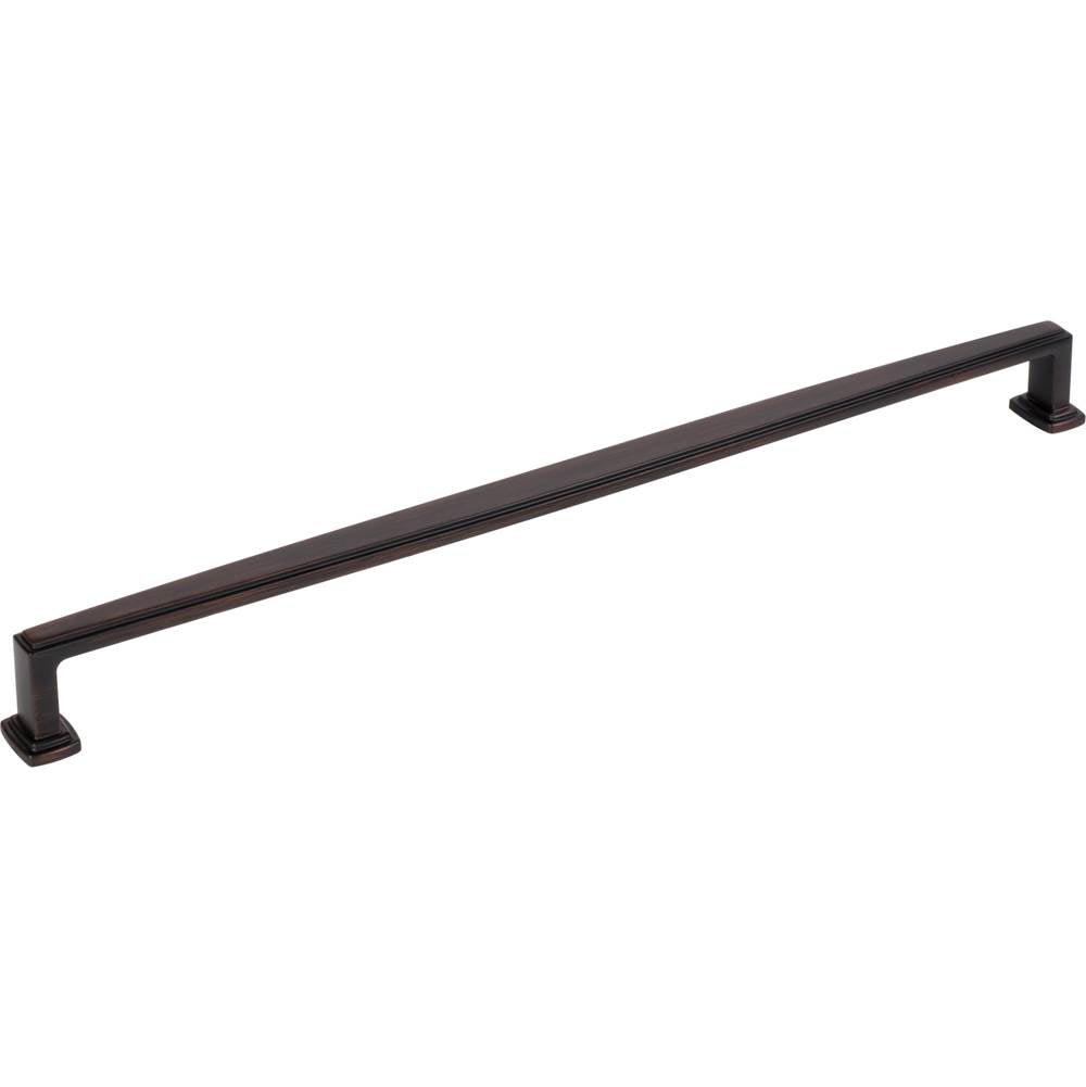 Jeffrey Alexander - 305 mm Center-to-Center Brushed Oil Rubbed Bronze Richard Cabinet Pull - Brushed Oil Rubbed Bronze