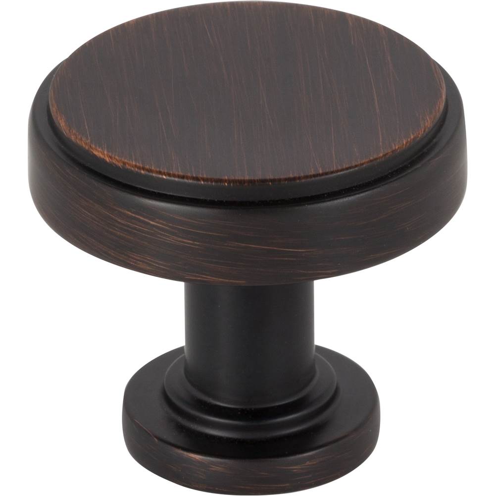 Jeffrey Alexander - 1-1/4'' Diameter Brushed Oil Rubbed Bronze Richard Cabinet Knob - Brushed Oil Rubbed Bronze