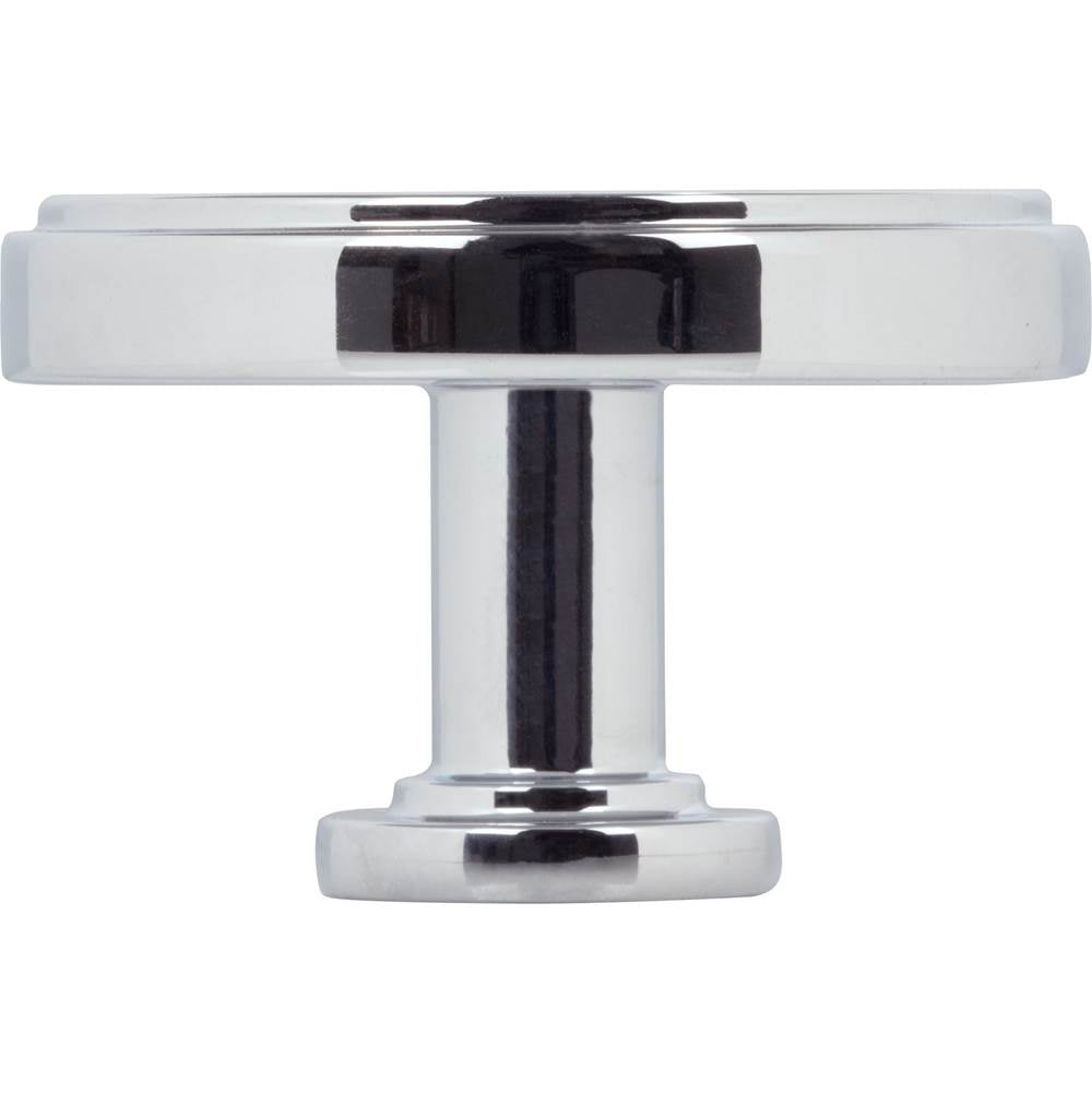 1-3/4'' Diameter Brushed Gold Richard Cabinet Knob