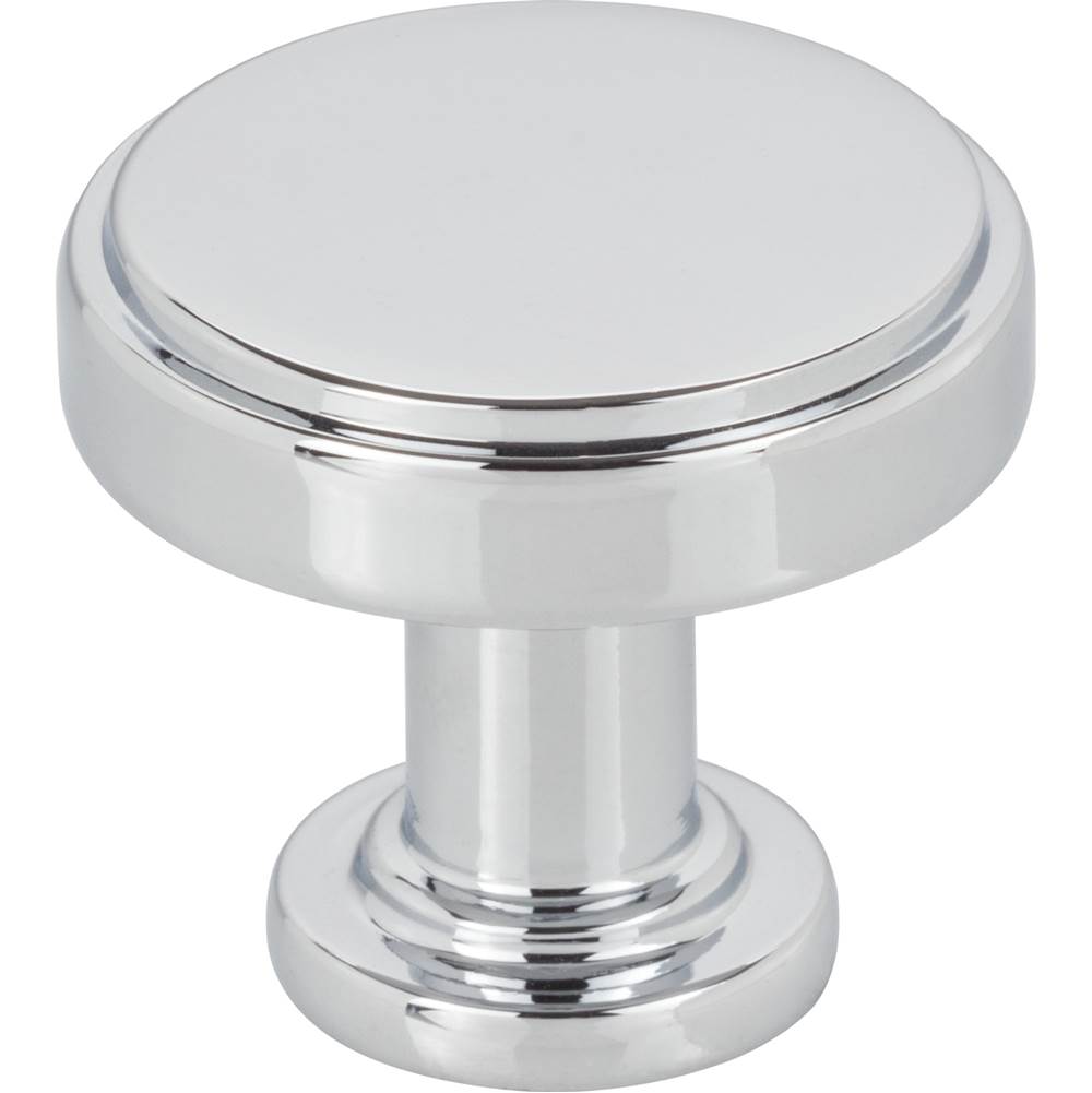 Jeffrey Alexander - 1-1/4'' Diameter Polished Chrome Richard Cabinet Knob - Polished Chrome