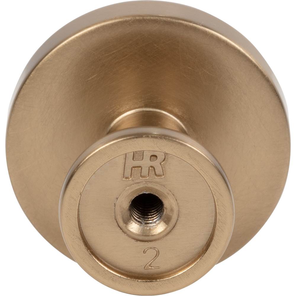 1-1/4'' Diameter Brushed Gold Richard Cabinet Knob
