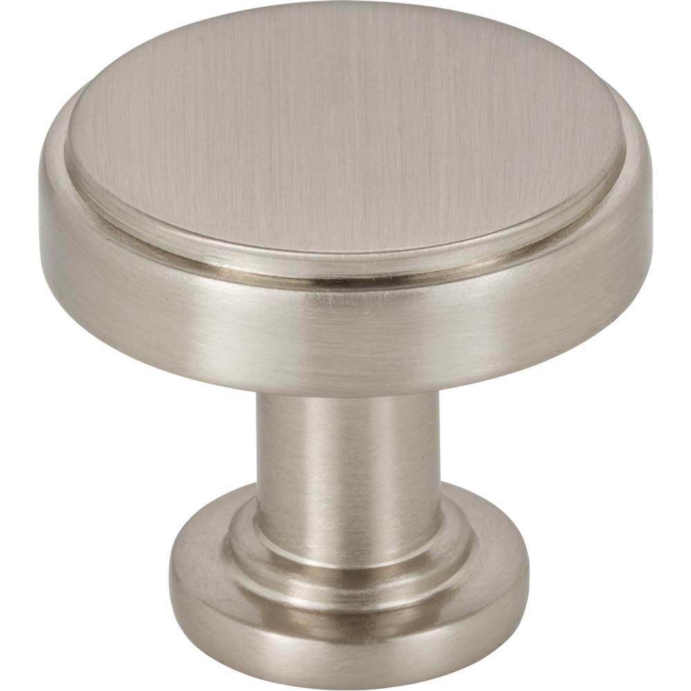 Jeffrey Alexander - 1-1/4'' Diameter Satin Nickel Richard Cabinet Knob - Satin Nickel