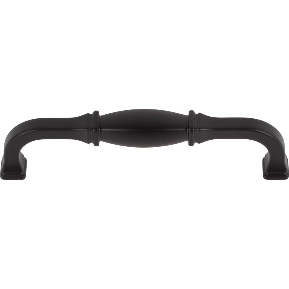 128 mm Center-to-Center Matte Black Audrey Cabinet Pull