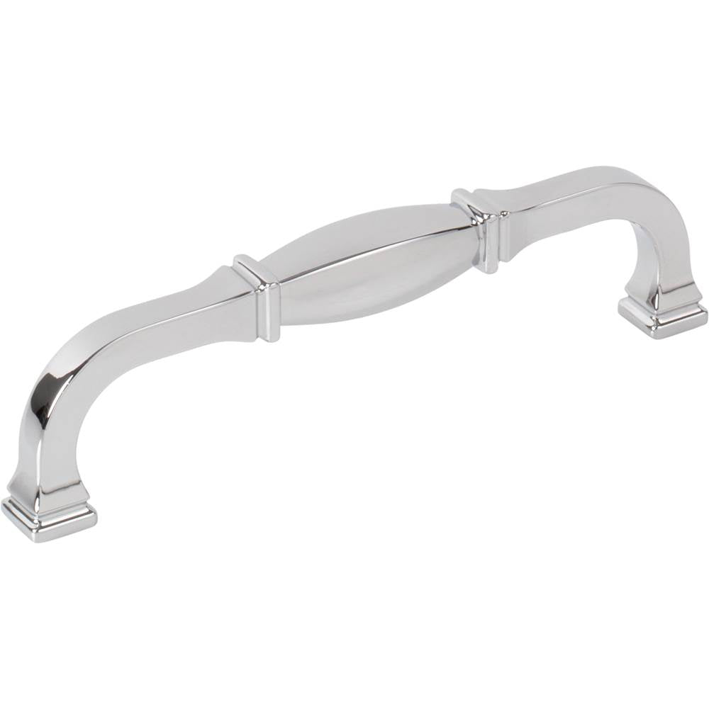 Jeffrey Alexander - 128 mm Center-to-Center Polished Chrome Audrey Cabinet Pull - Polished Chrome