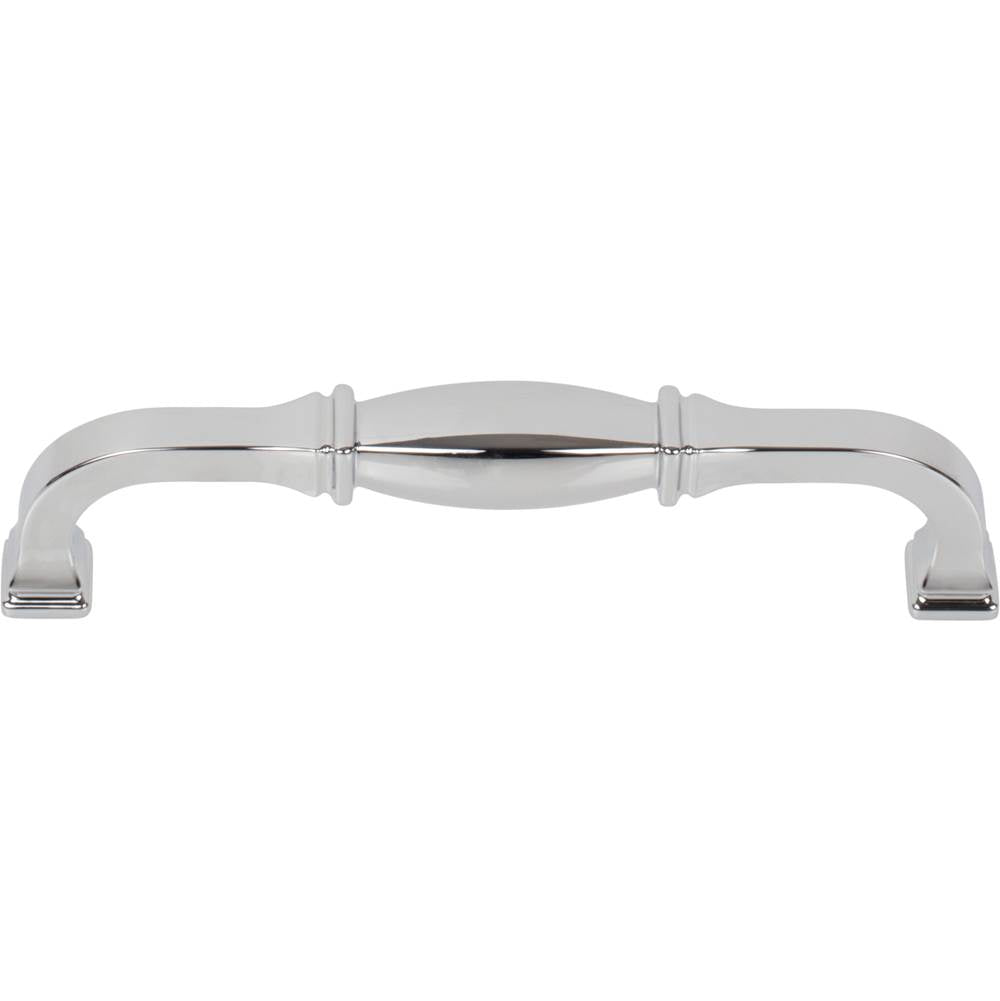 128 mm Center-to-Center Polished Chrome Audrey Cabinet Pull