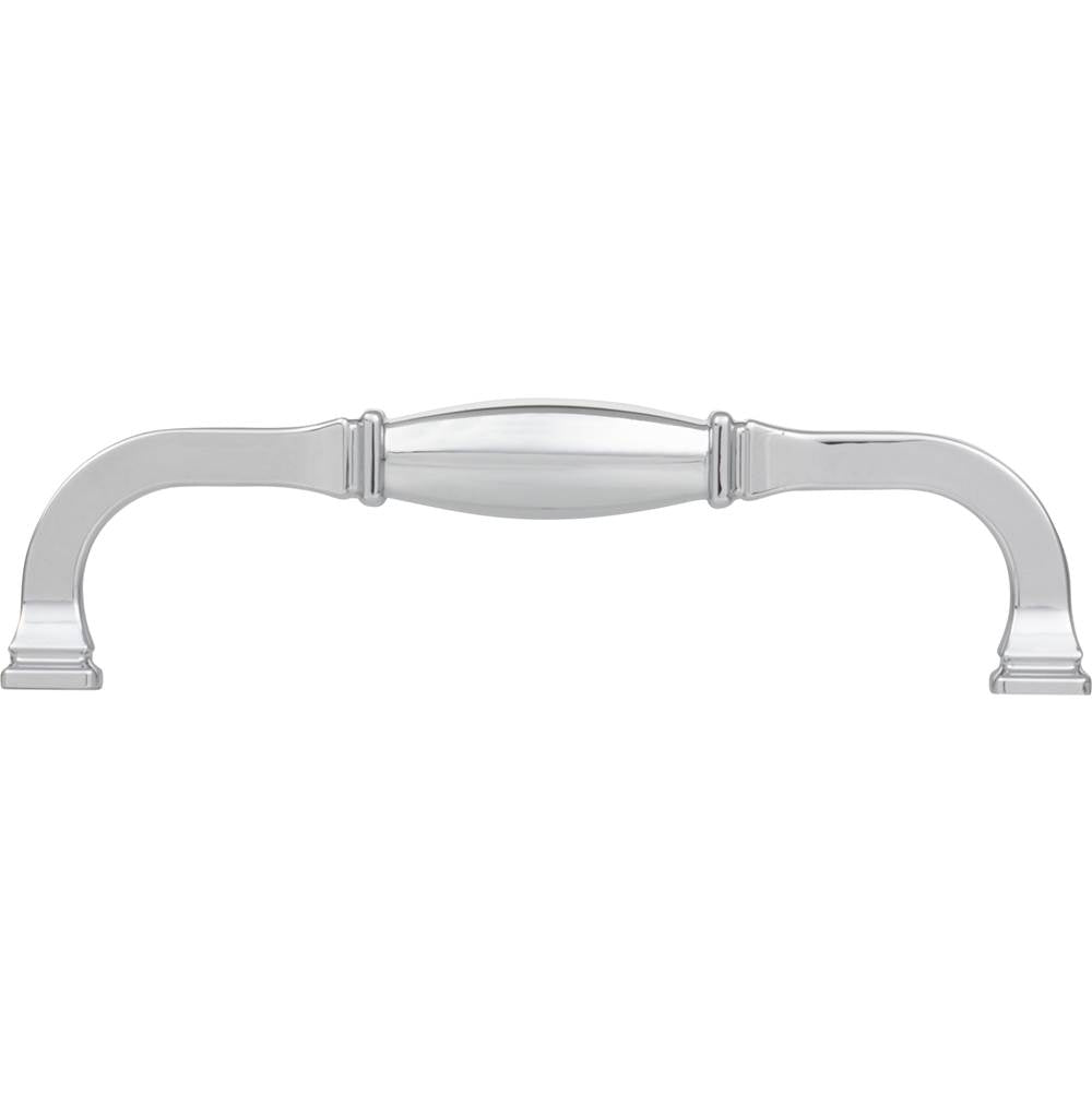 128 mm Center-to-Center Polished Chrome Audrey Cabinet Pull