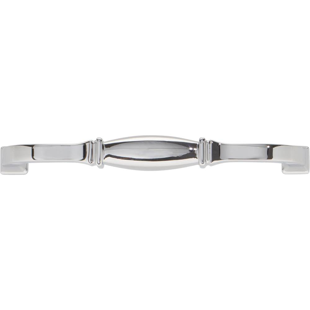 128 mm Center-to-Center Polished Chrome Audrey Cabinet Pull