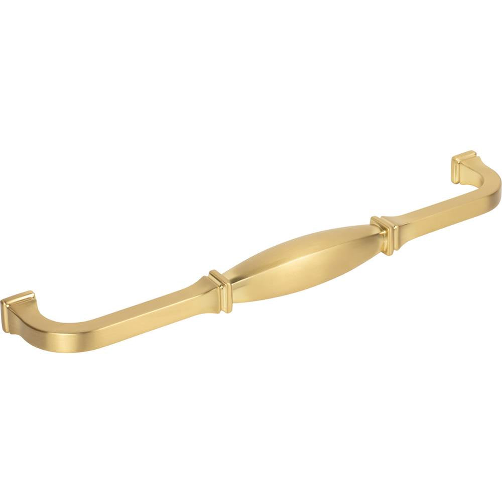 12'' Center-to-Center Brushed Gold Audrey Appliance Handle
